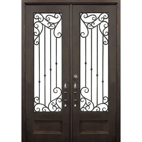 tall from 24 in. . Home depot iron doors